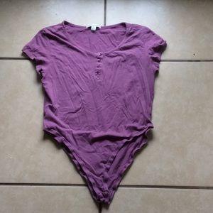 Purple bodysuit